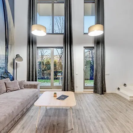 Apartment Waterlane Riverside Spa, Pool & Gym By Downtown Gdansk